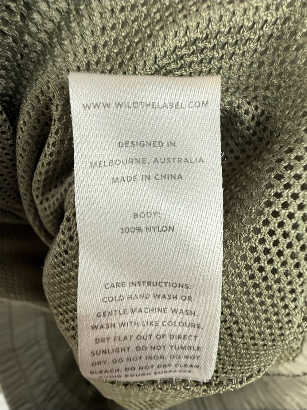 WILO The Label Sage Green Parachute Jogger Pants Nylon Utility Size M - Picture 6 of 7